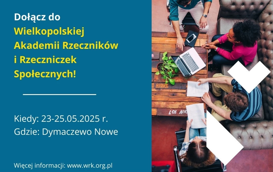 Grafika informuje o nazwie, terminie i miejscu szkolenia